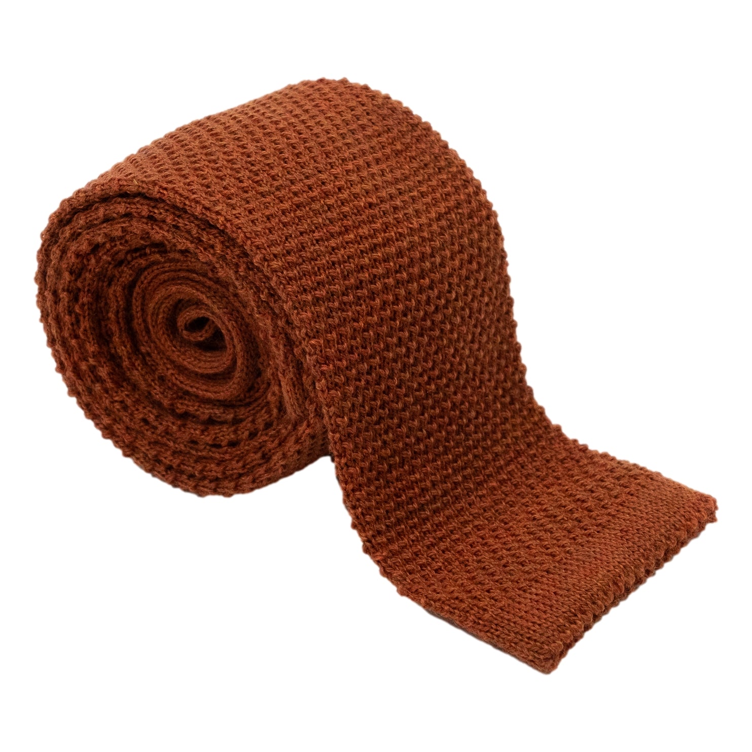 Solid Wool Knitted Tie