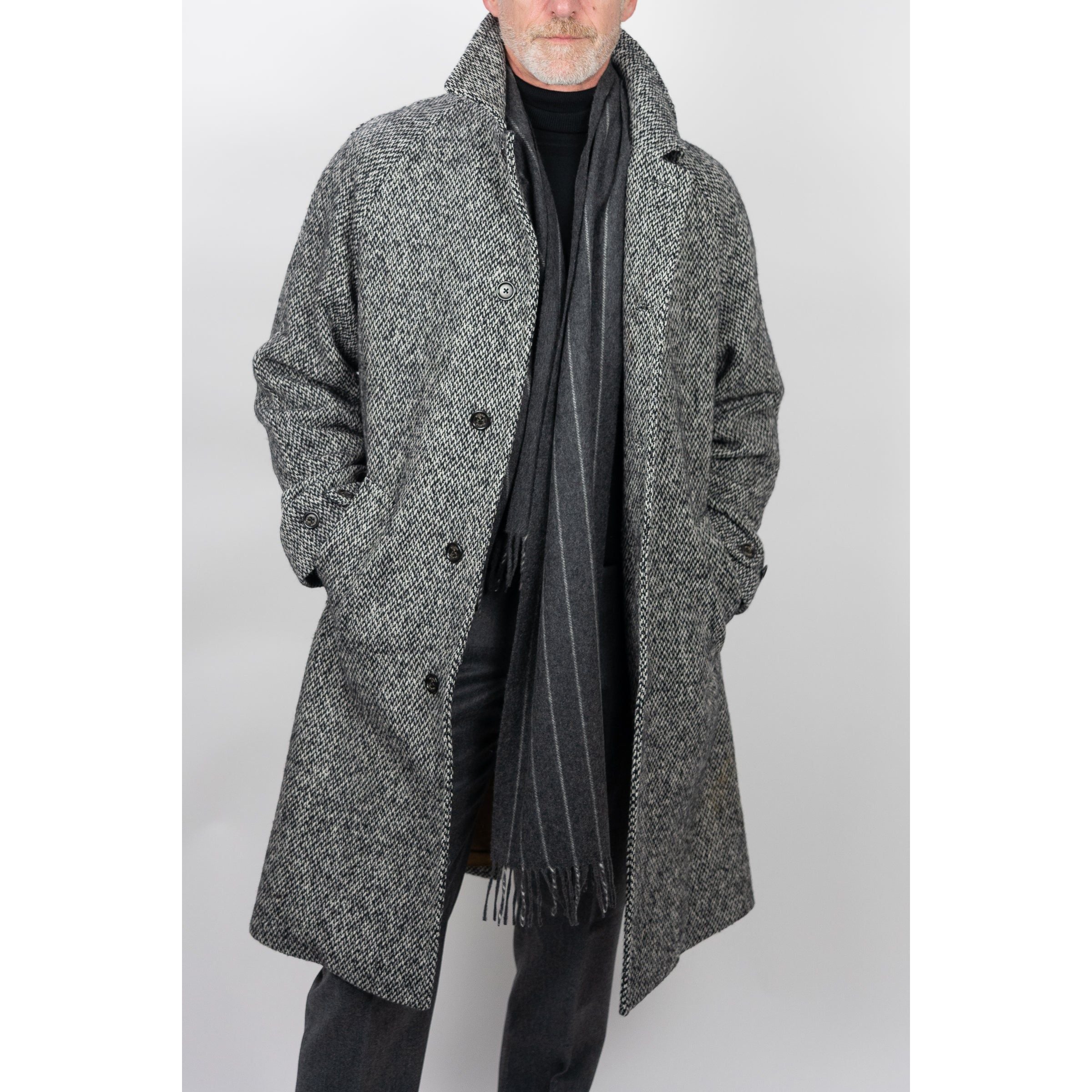 Valstar Vittorio Broken Twill Wool Overcoat