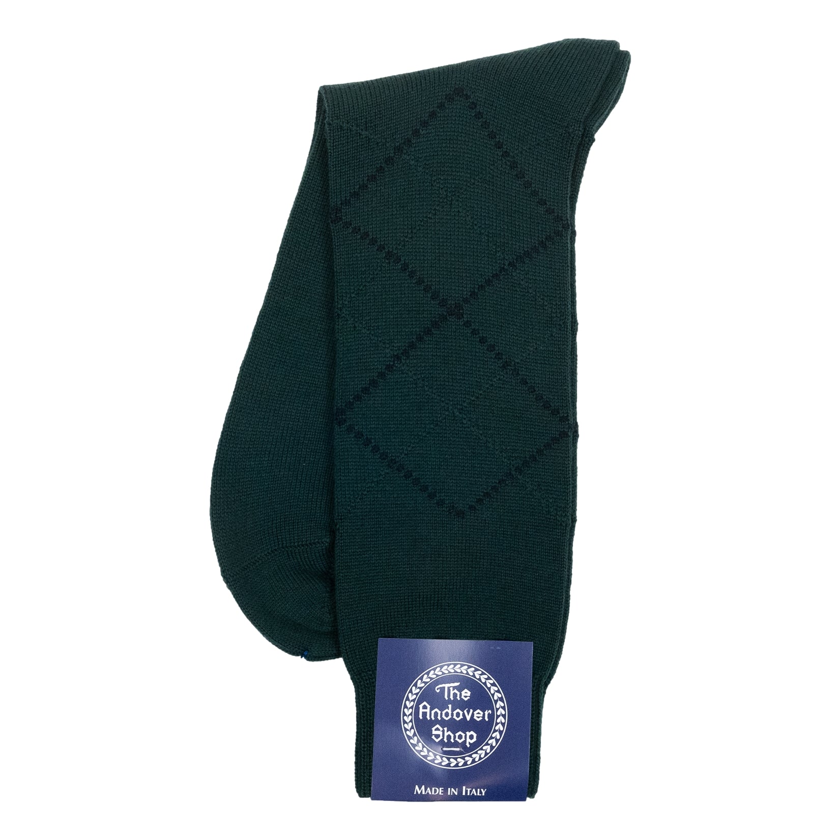 Mid-calf Argyle Wool Dress Socks