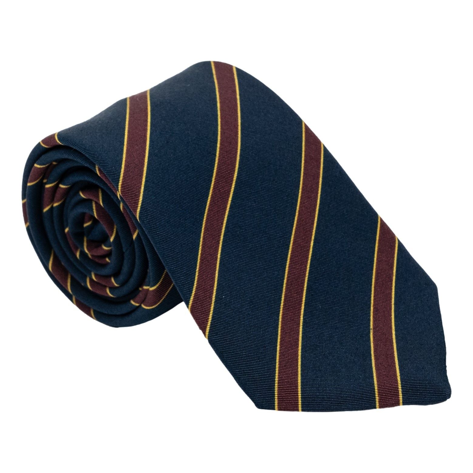 American Regimental Stripe Irish Poplin Tie