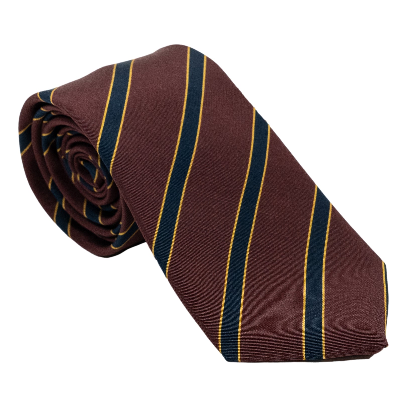 American Regimental Stripe Irish Poplin Tie