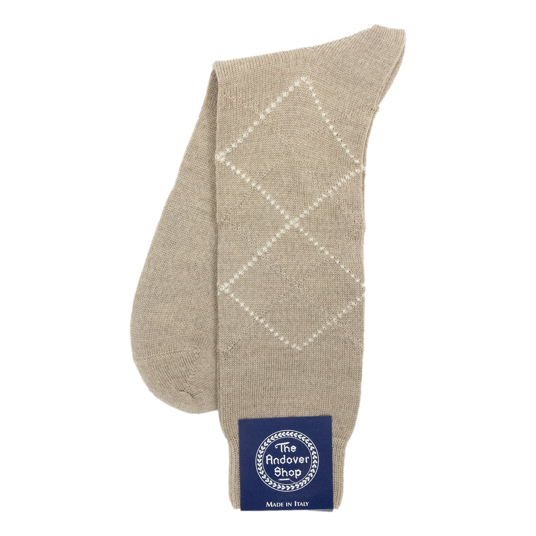 Mid-calf Argyle Wool Dress Socks