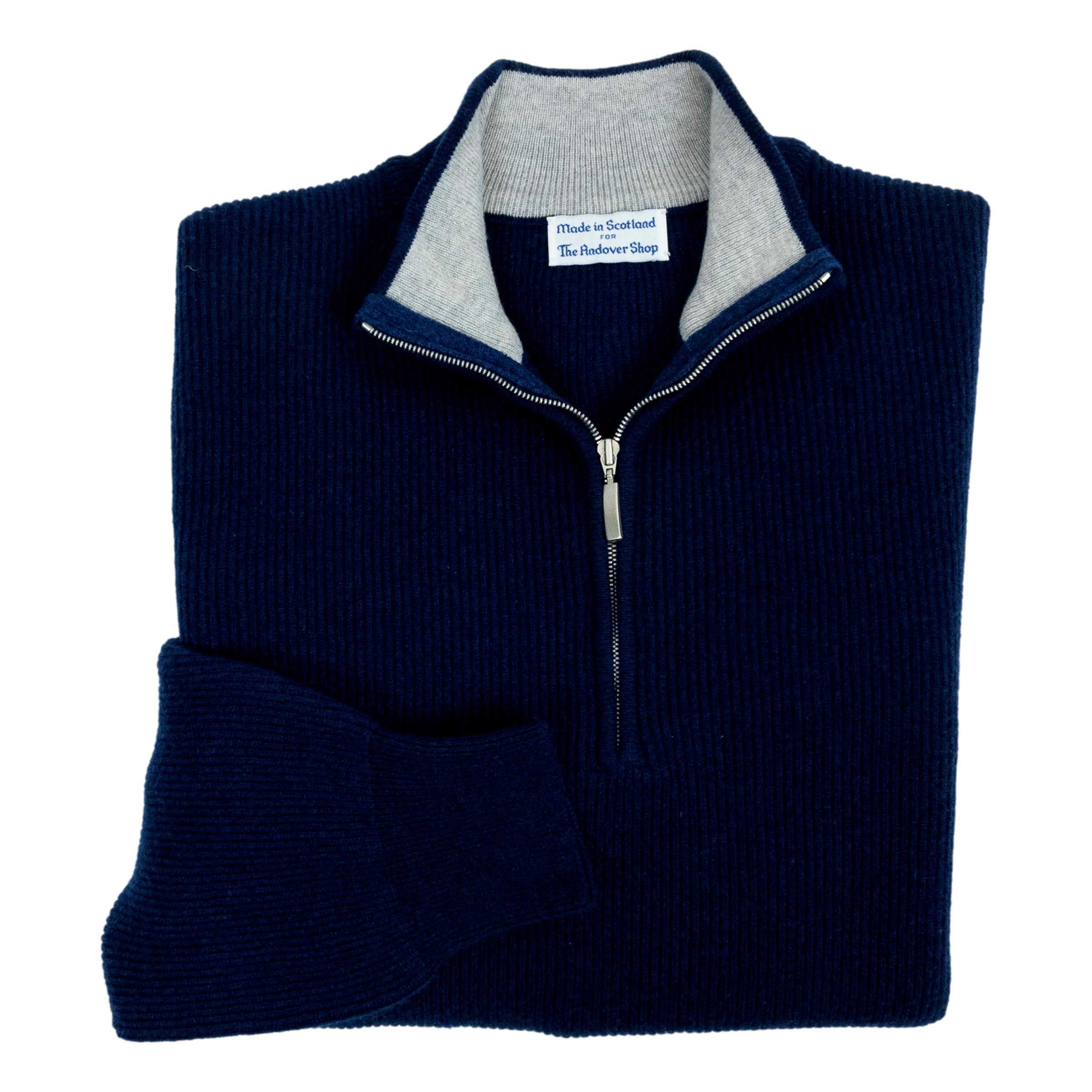 Cashmere Kirton Quarter Zip Sweater