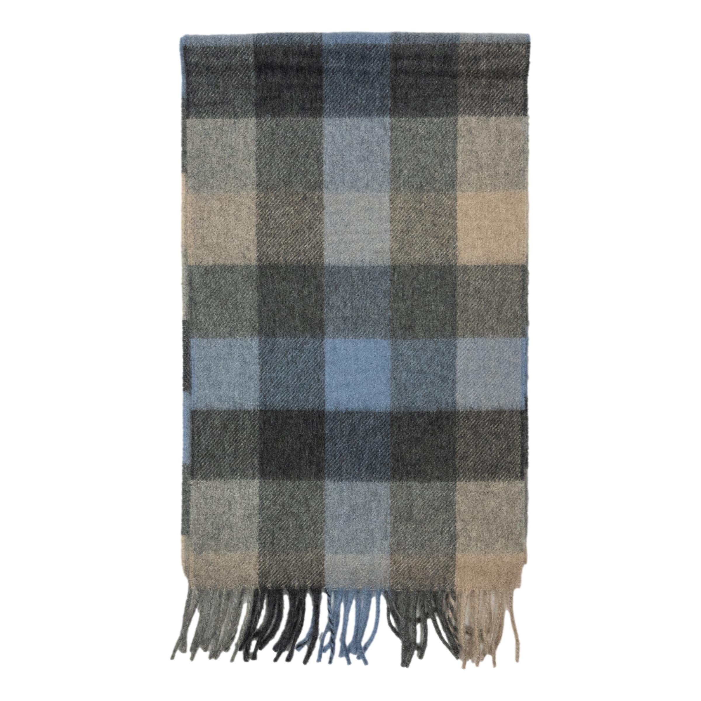 Classic 100% Check Cashmere Scarf