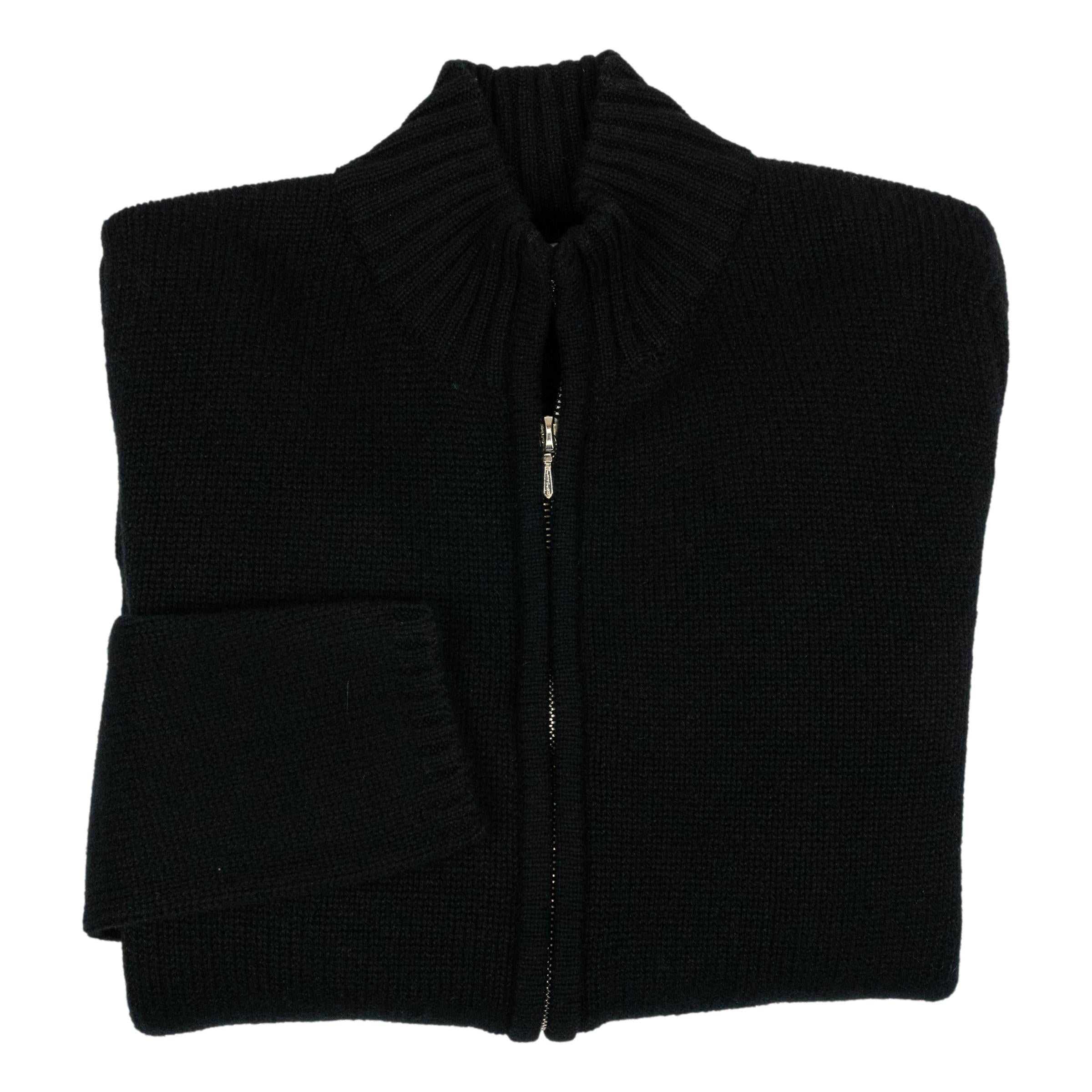 Zola High Neck Zipper Cashmere Sweater