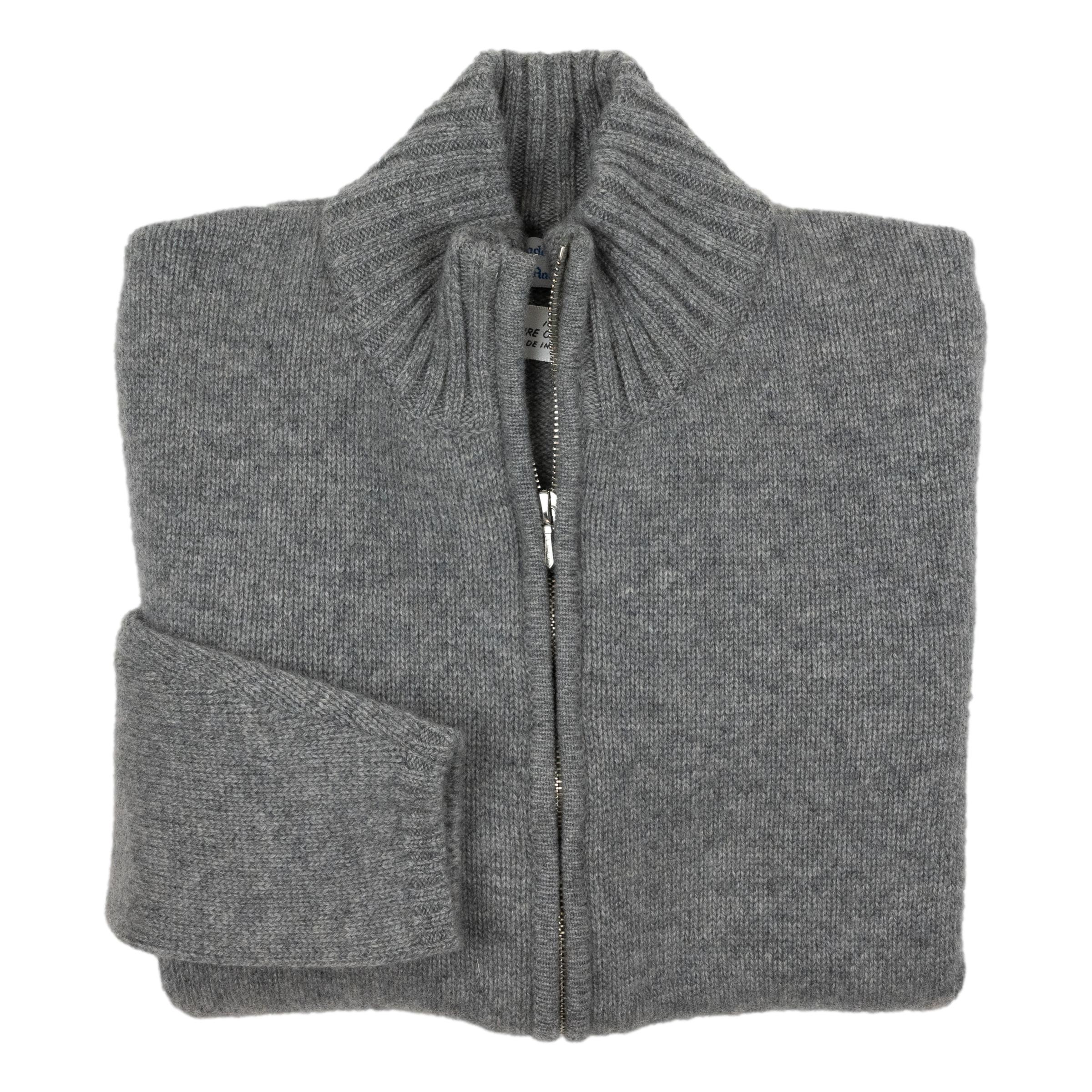 Zola High Neck Zipper Cashmere Sweater