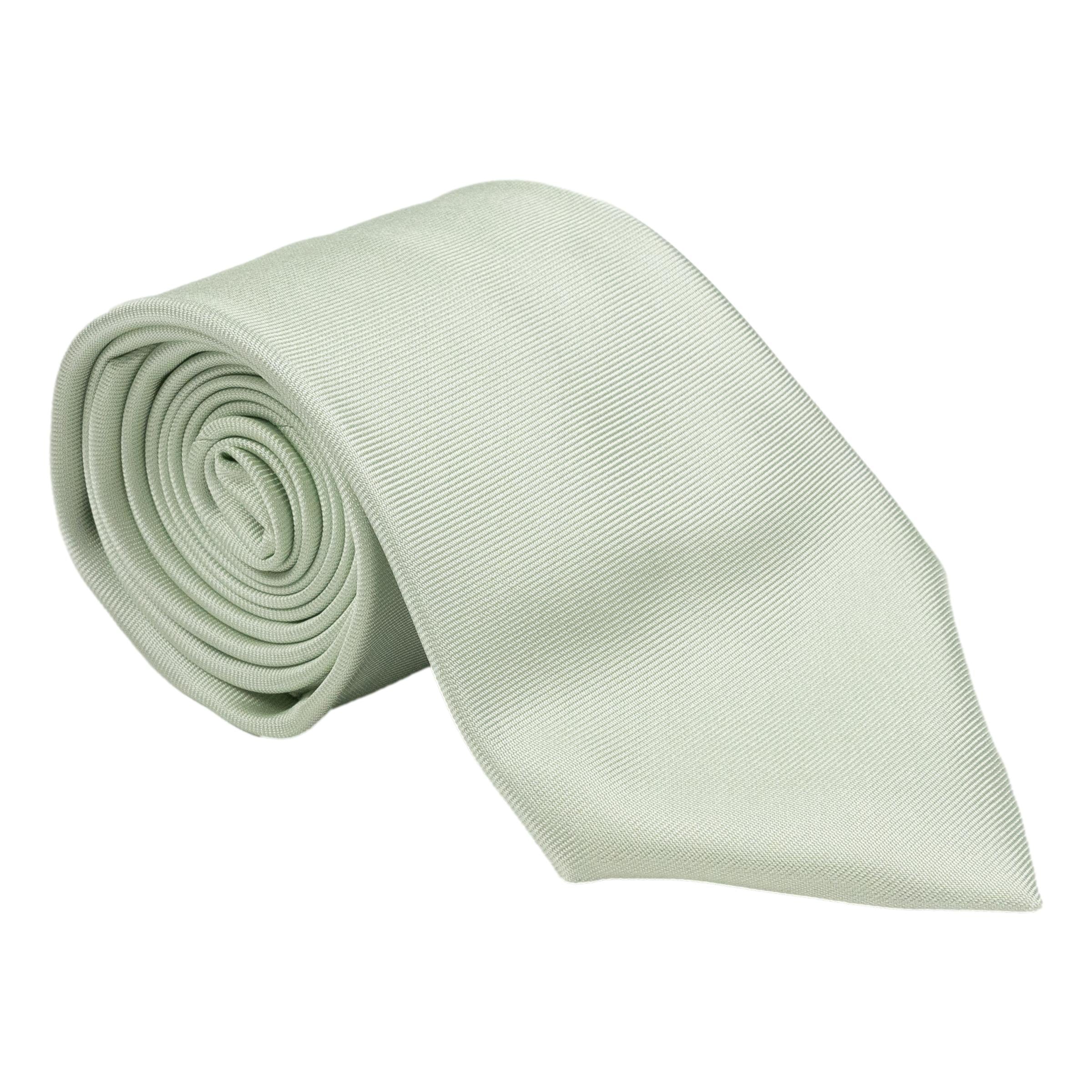 Solid Woven Silk Tie