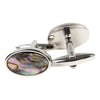 Oval Abalone Shell Cufflink