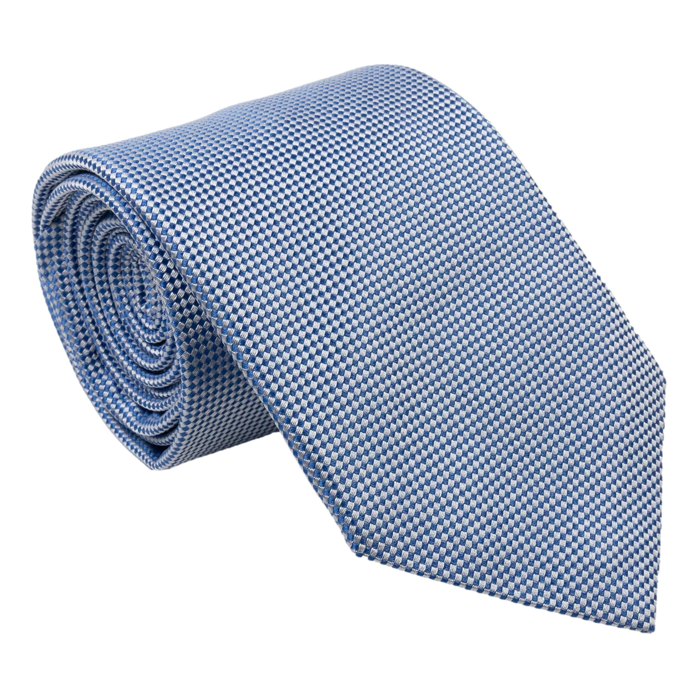 Iridescent Basket Weave Silk Tie