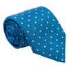 White Polka Dot Silk Tie