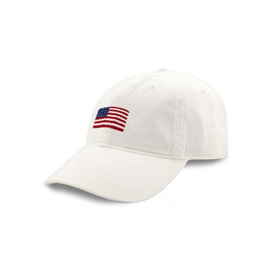 American Flag Needlepoint Hat