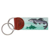 Bonefish Needlepoint Key Fob