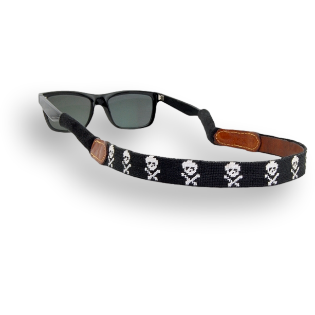 Jolly Roger Needlepoint Sunglass Straps