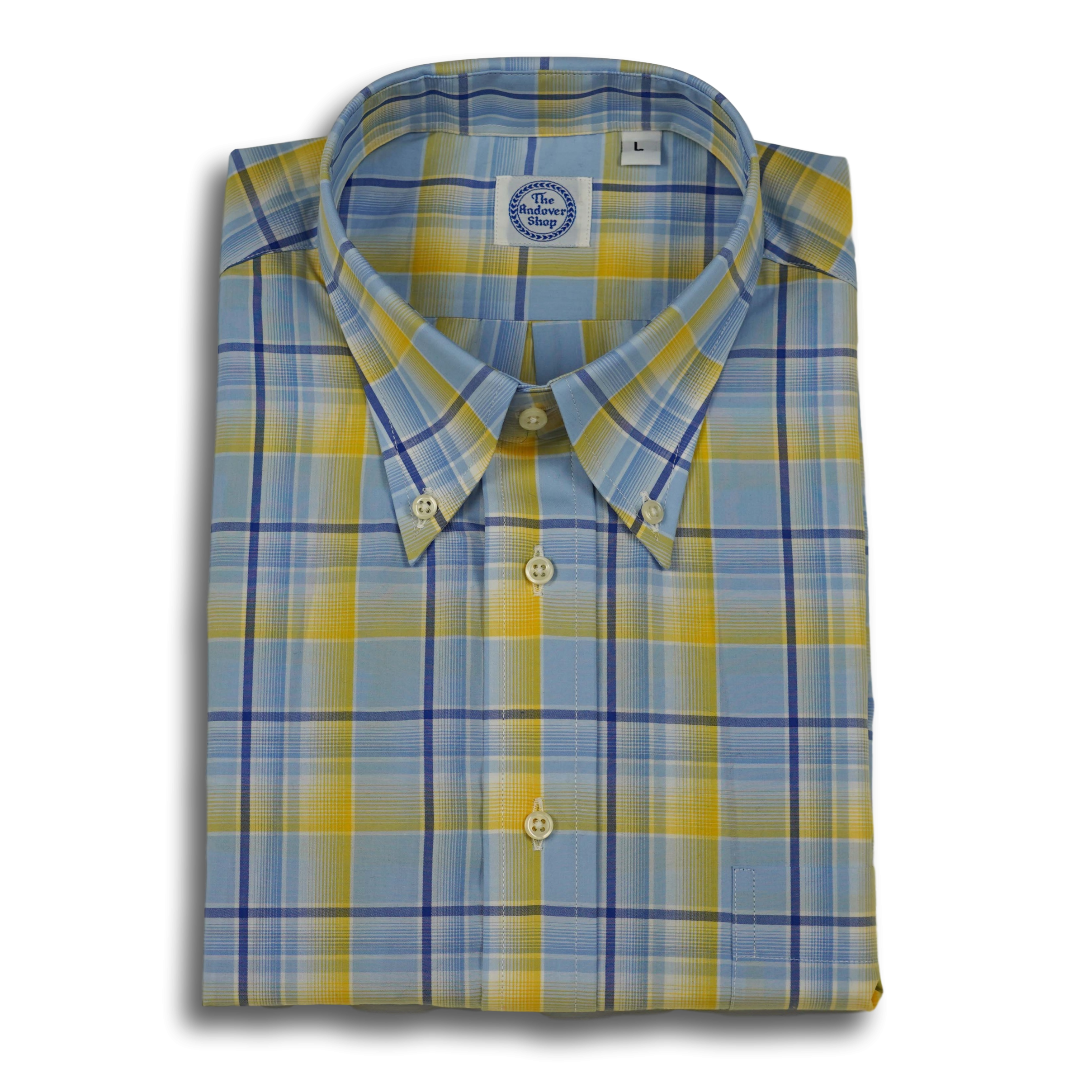 Blue and Yellow Sport Shirt