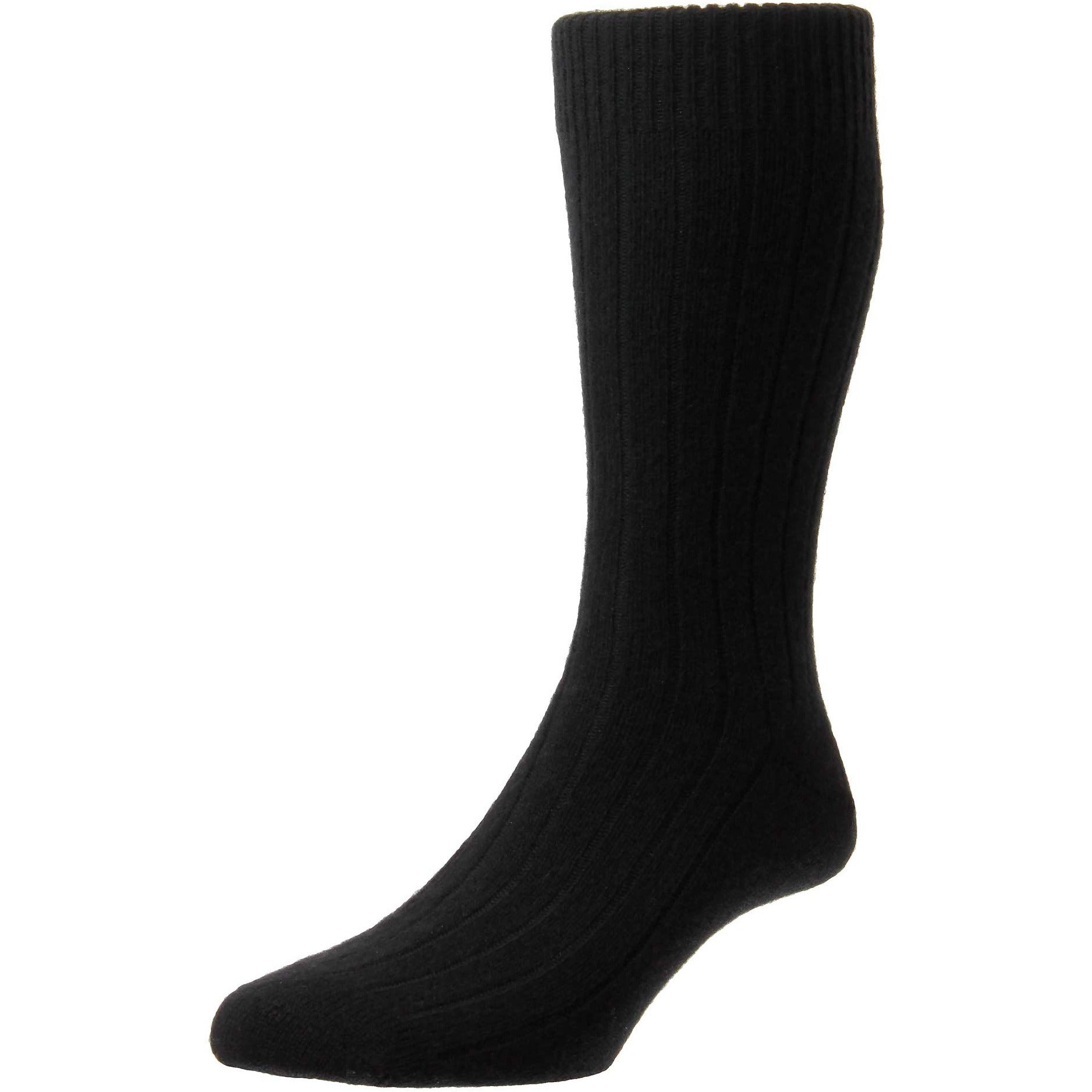 Waddington 5x1 Rib Cashmere Dress Socks