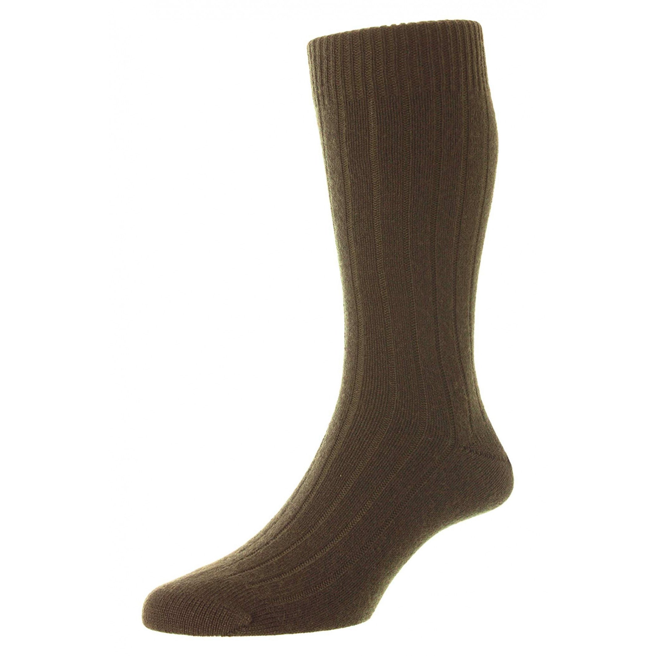 Waddington 5x1 Rib Cashmere Dress Socks