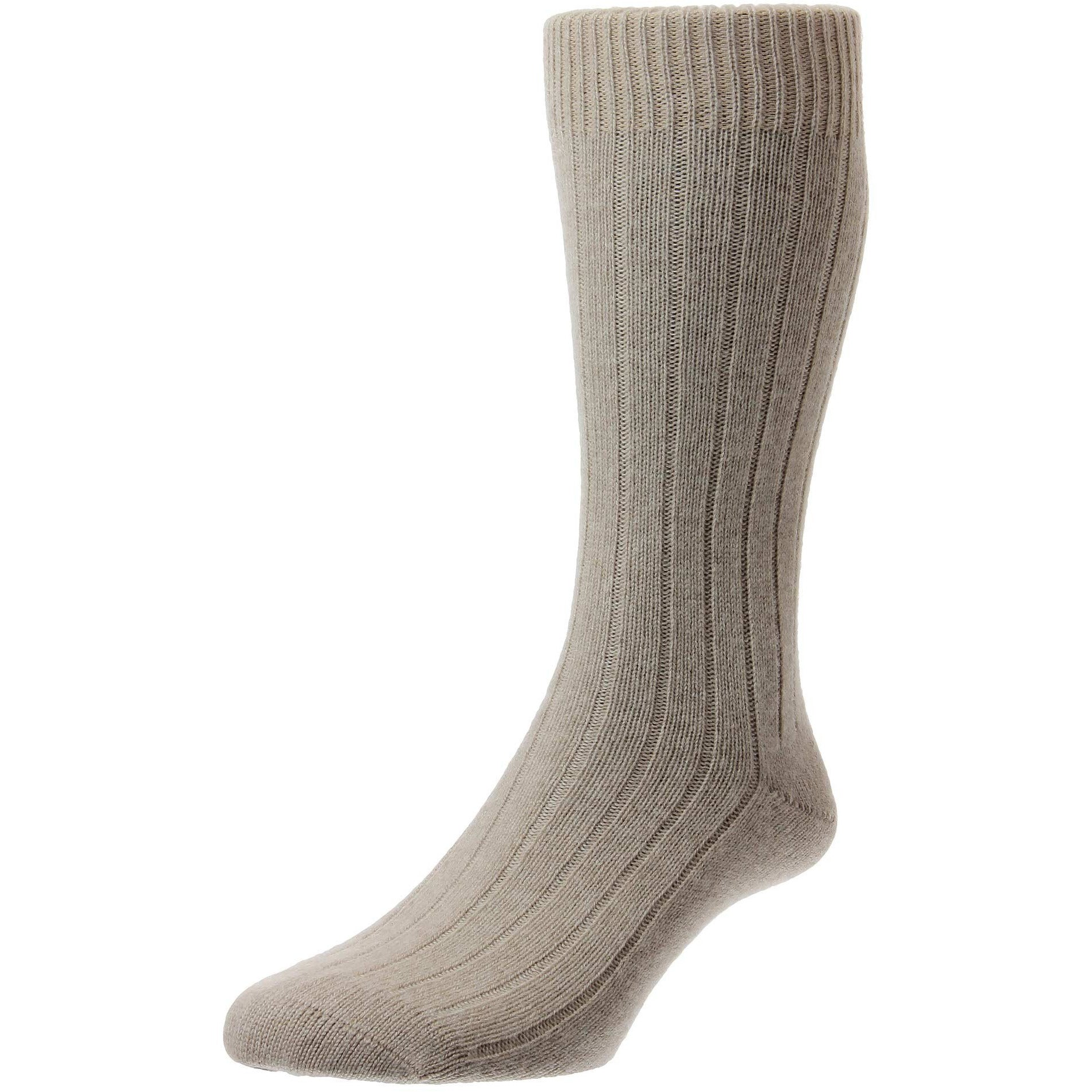 Waddington 5x1 Rib Cashmere Dress Socks