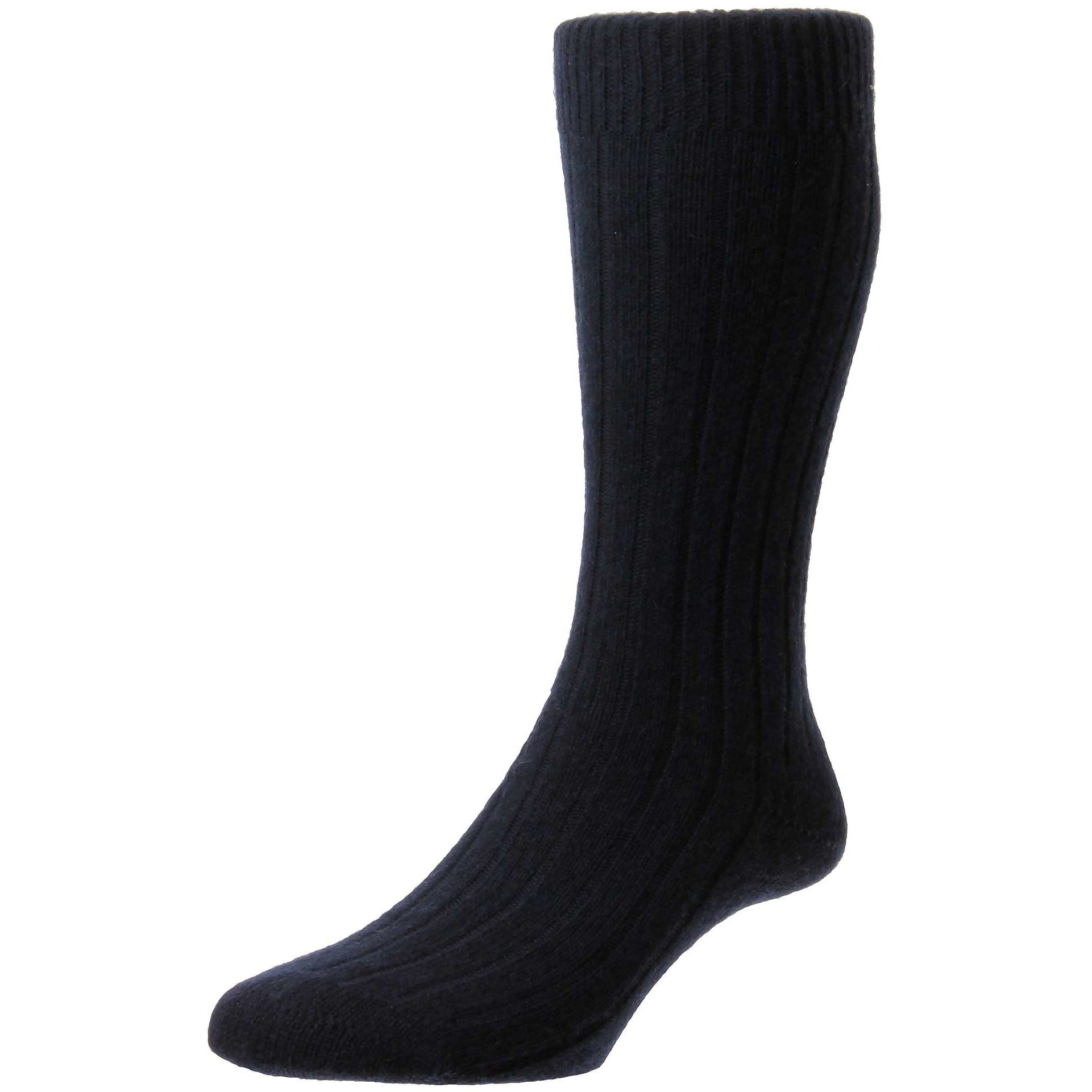 Waddington 5x1 Rib Cashmere Dress Socks