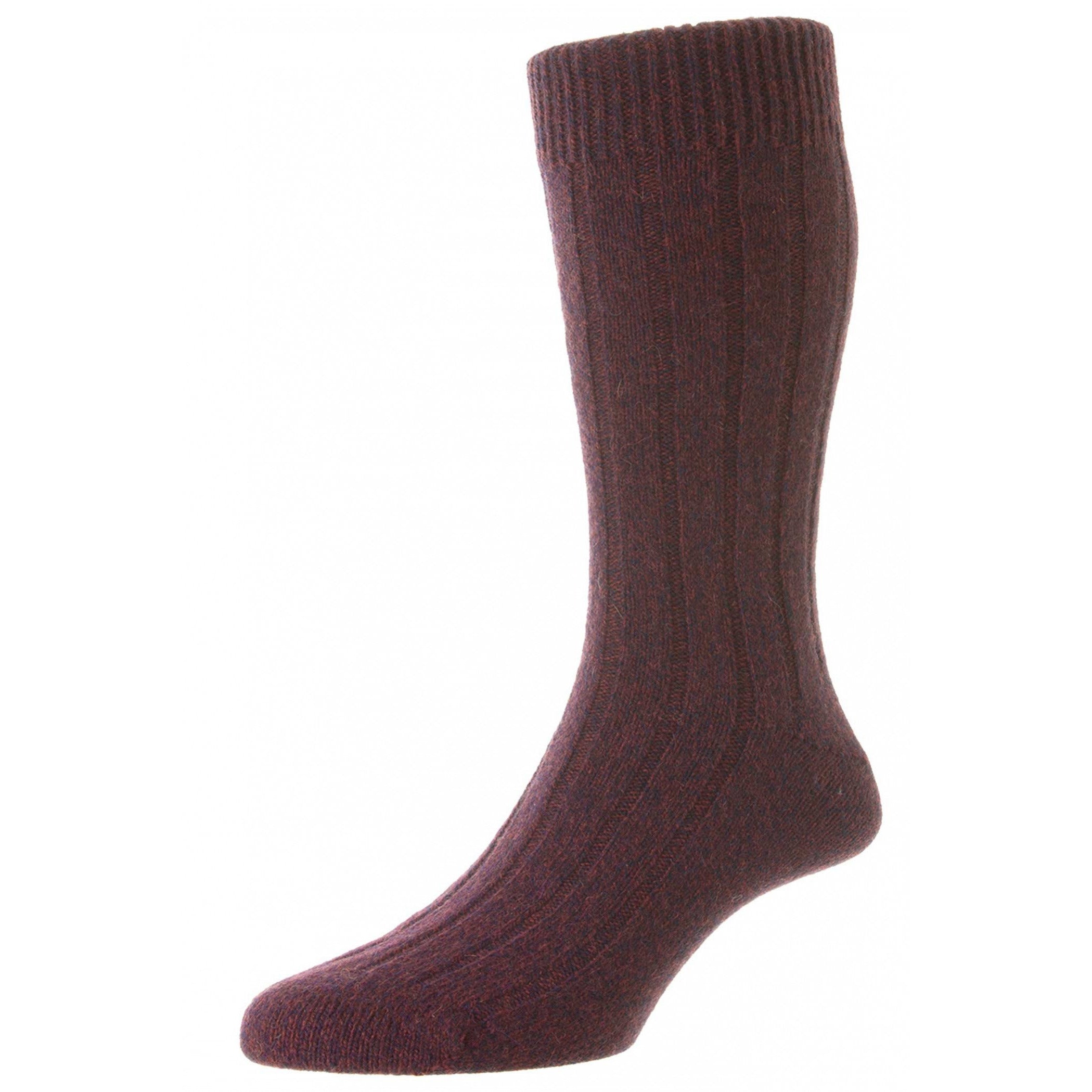 Ampato 6X2 Rib Alpaca Wool Socks