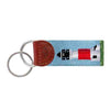 Lighthouse Needlepoint Key Fob