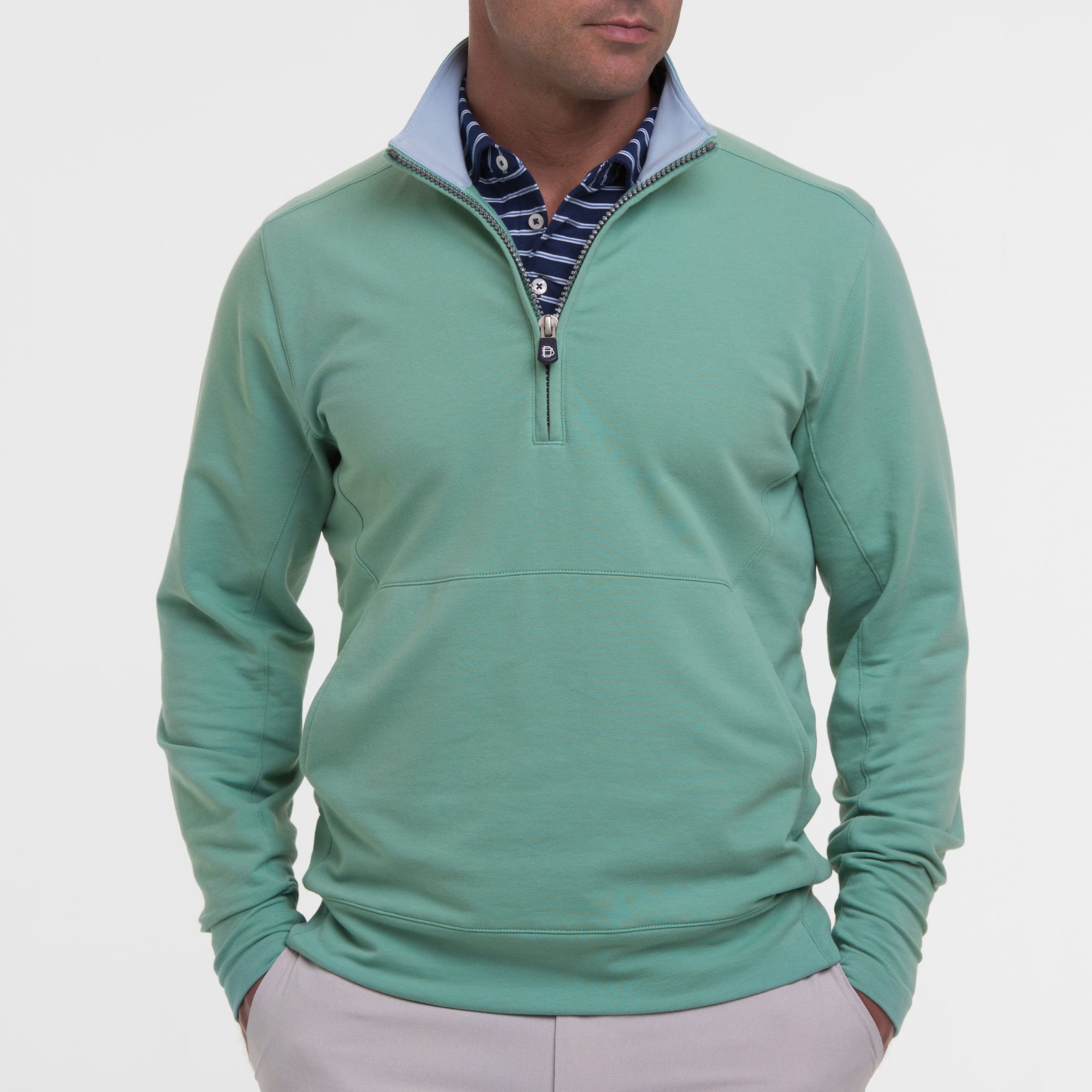 Russell 1/4 Zip Pima Cotton Sweater