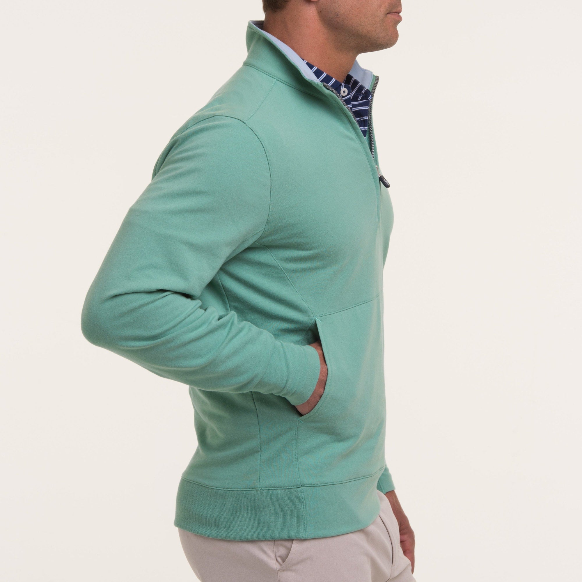 Russell 1/4 Zip Pima Cotton Sweater