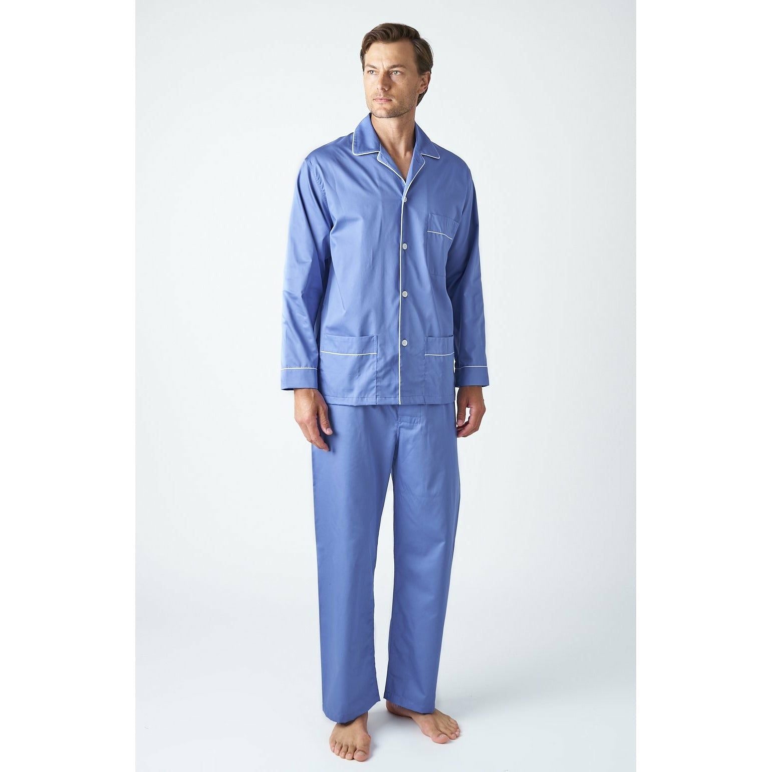 Classic Solid Blue Pyjamas