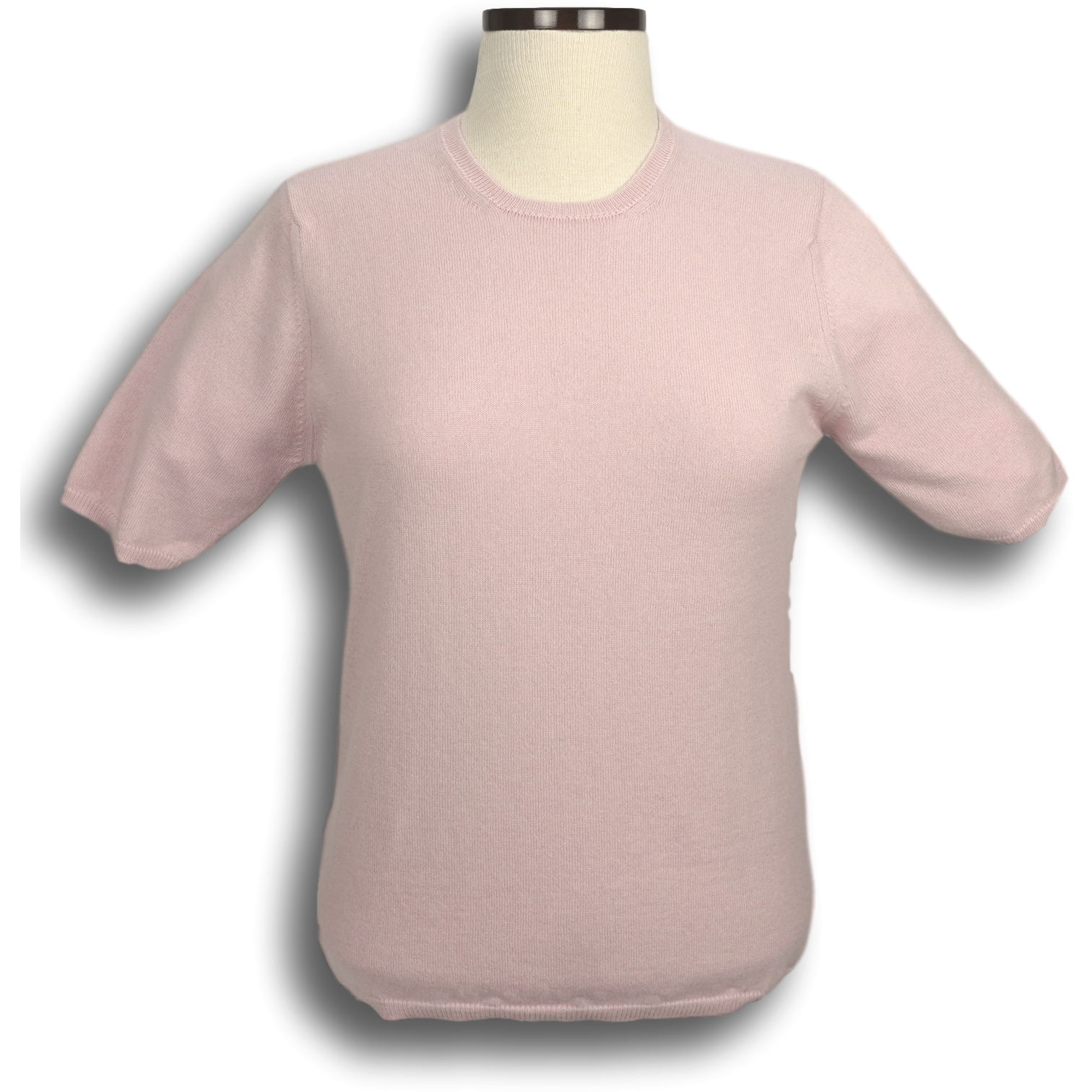 Cashmere Short Sleeve Crewneck Sweater