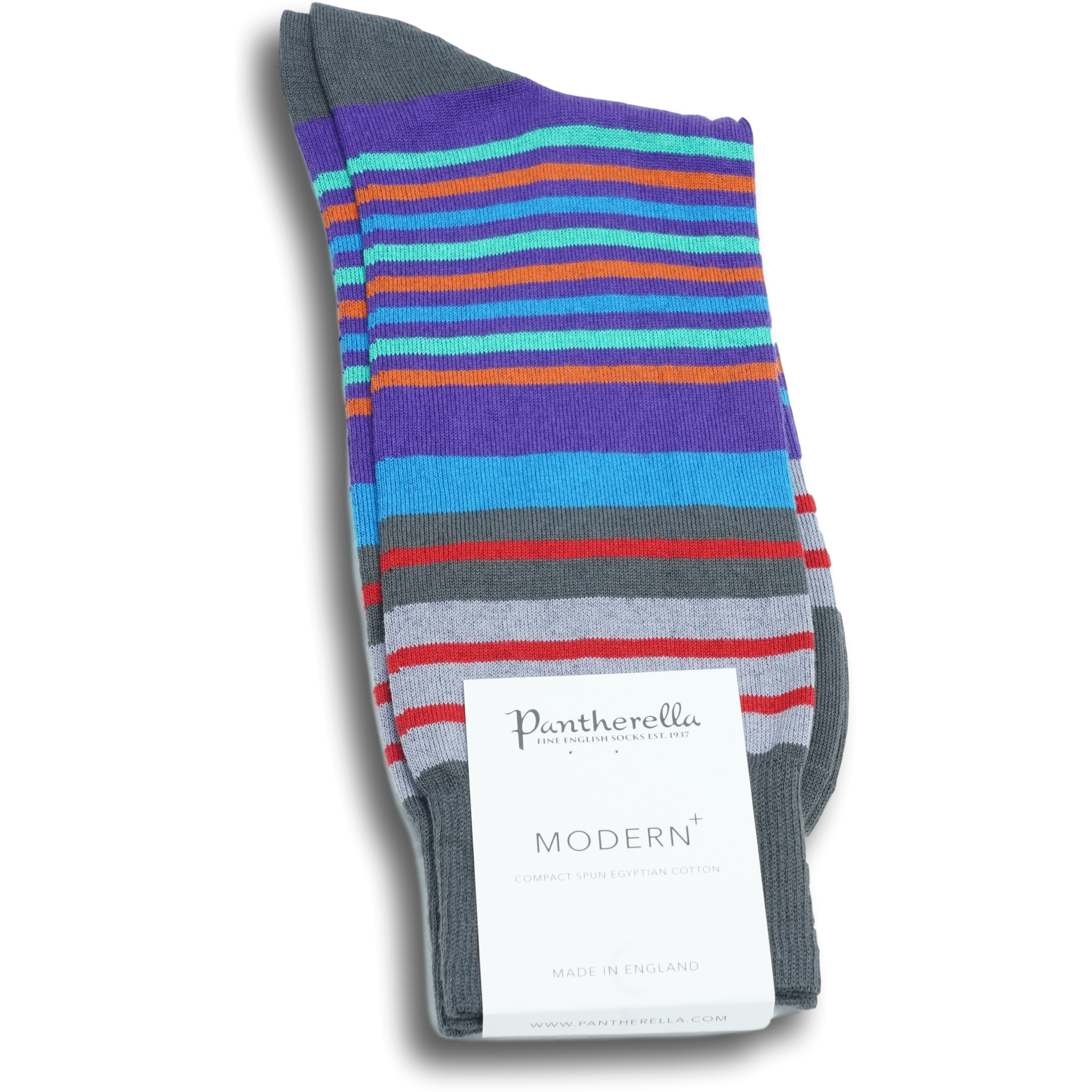 Cotton Lisle Stripe Socks