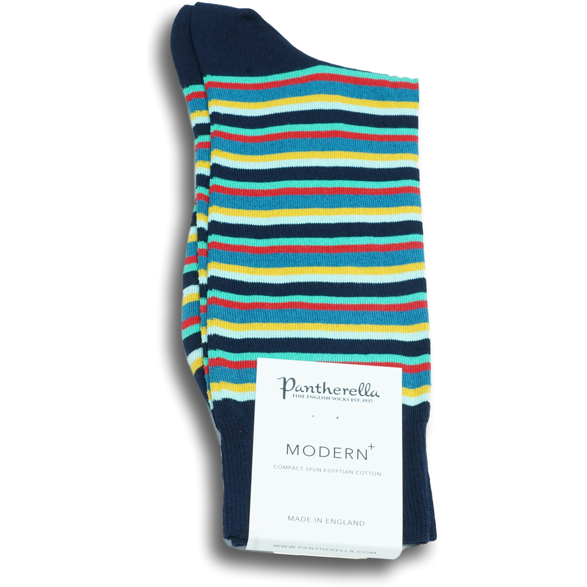 Cotton Lisle Stripe Socks