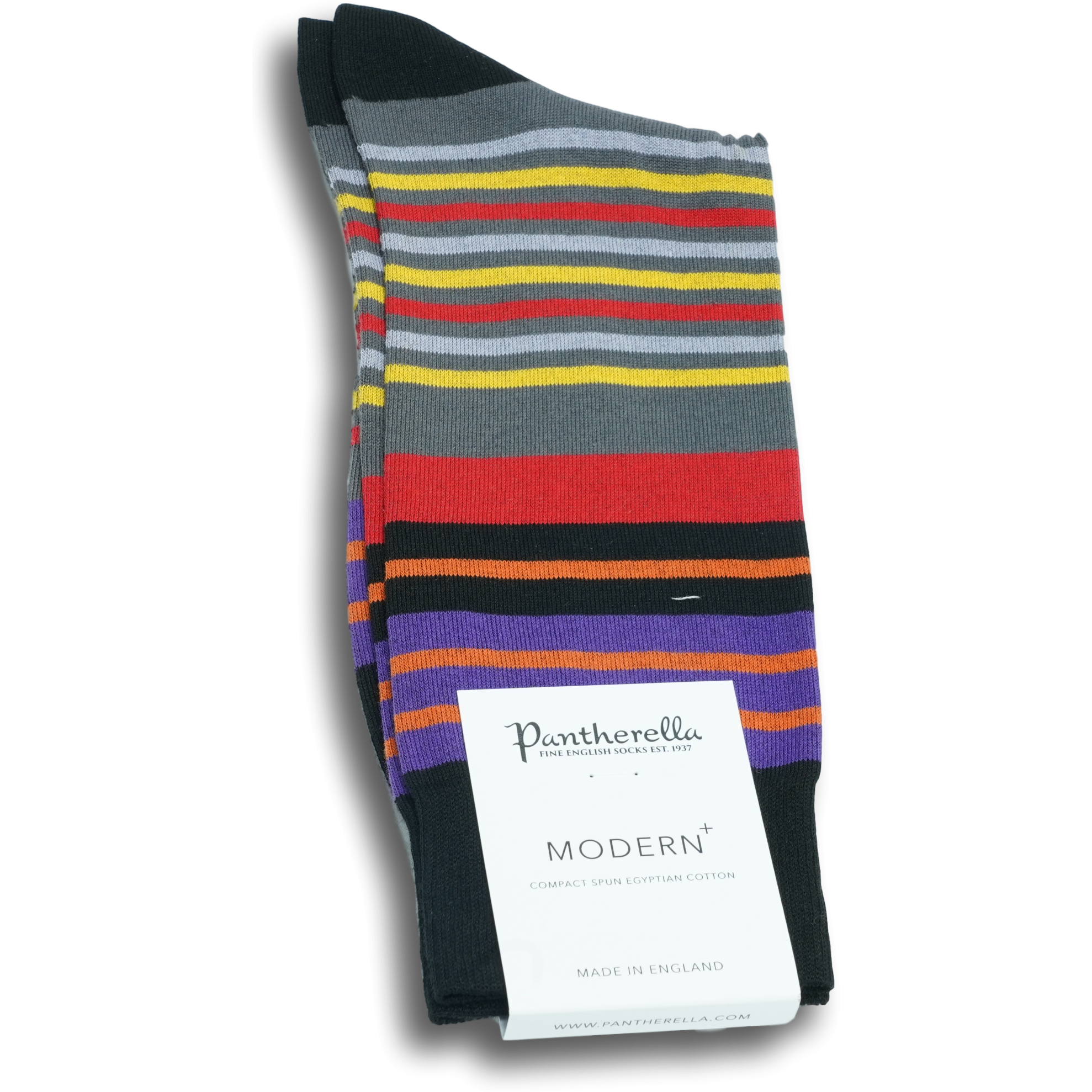 Cotton Lisle Stripe Socks