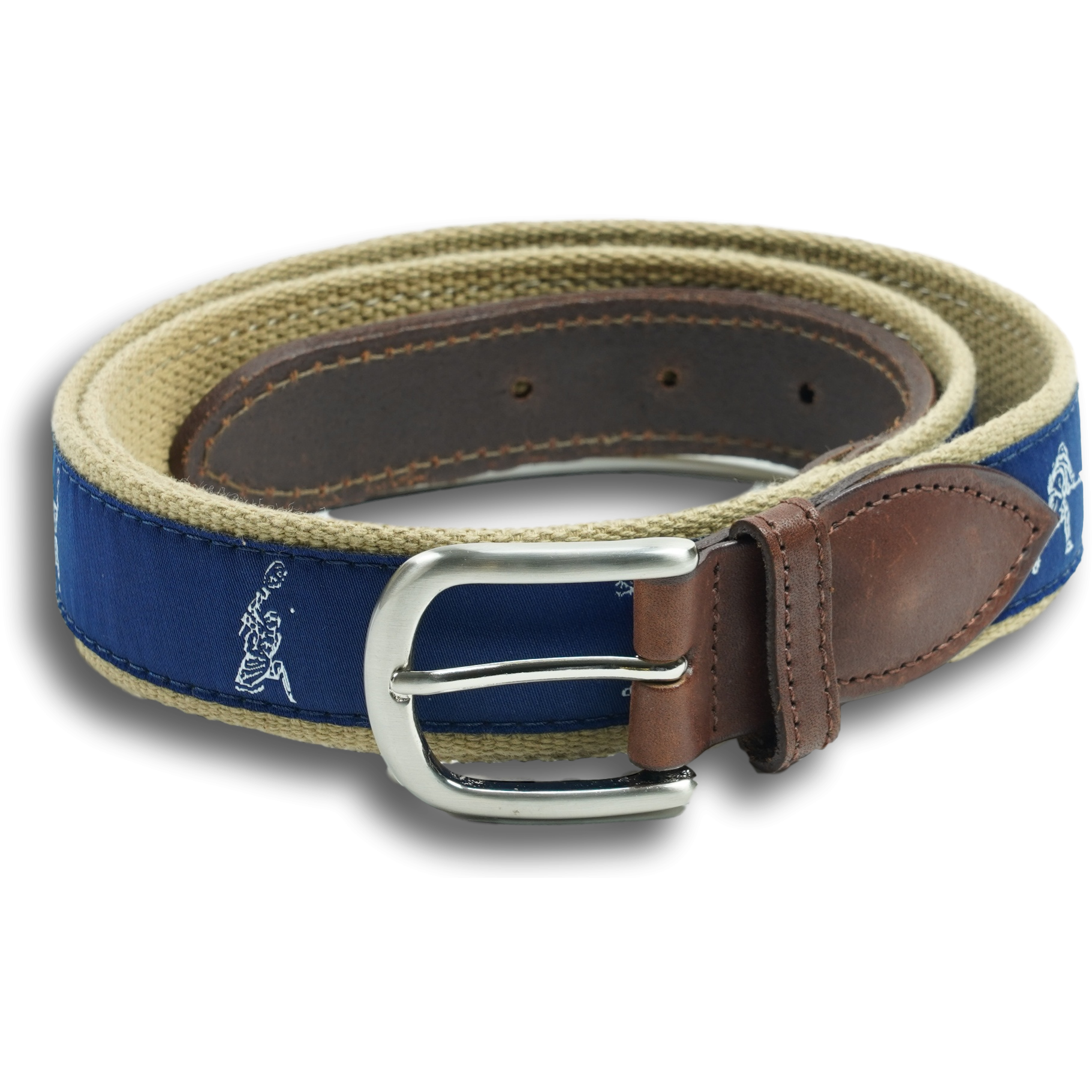 Lacrosse Leather Tab Belt