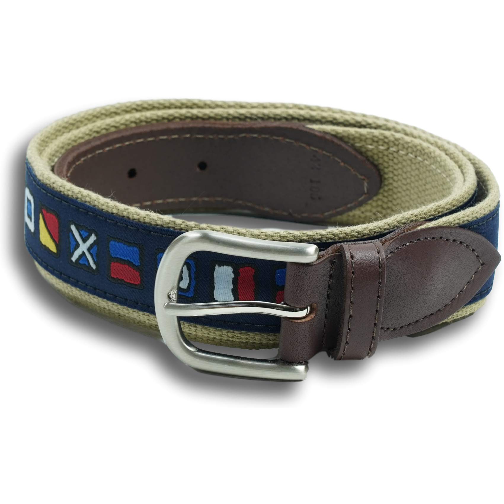 It's 5 O'Clock Somewhere Leather Tab Belt