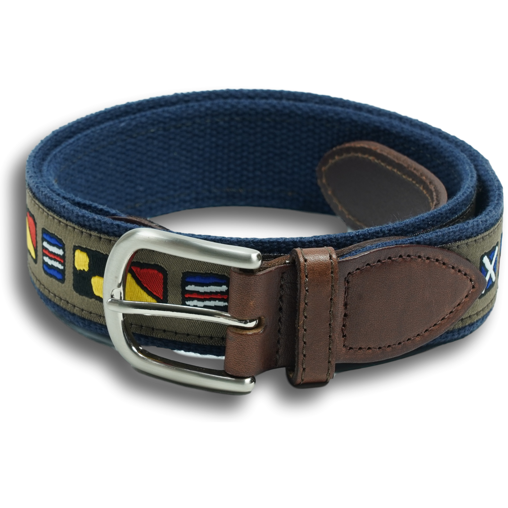 It's 5 O'Clock Somewhere Leather Tab Belt