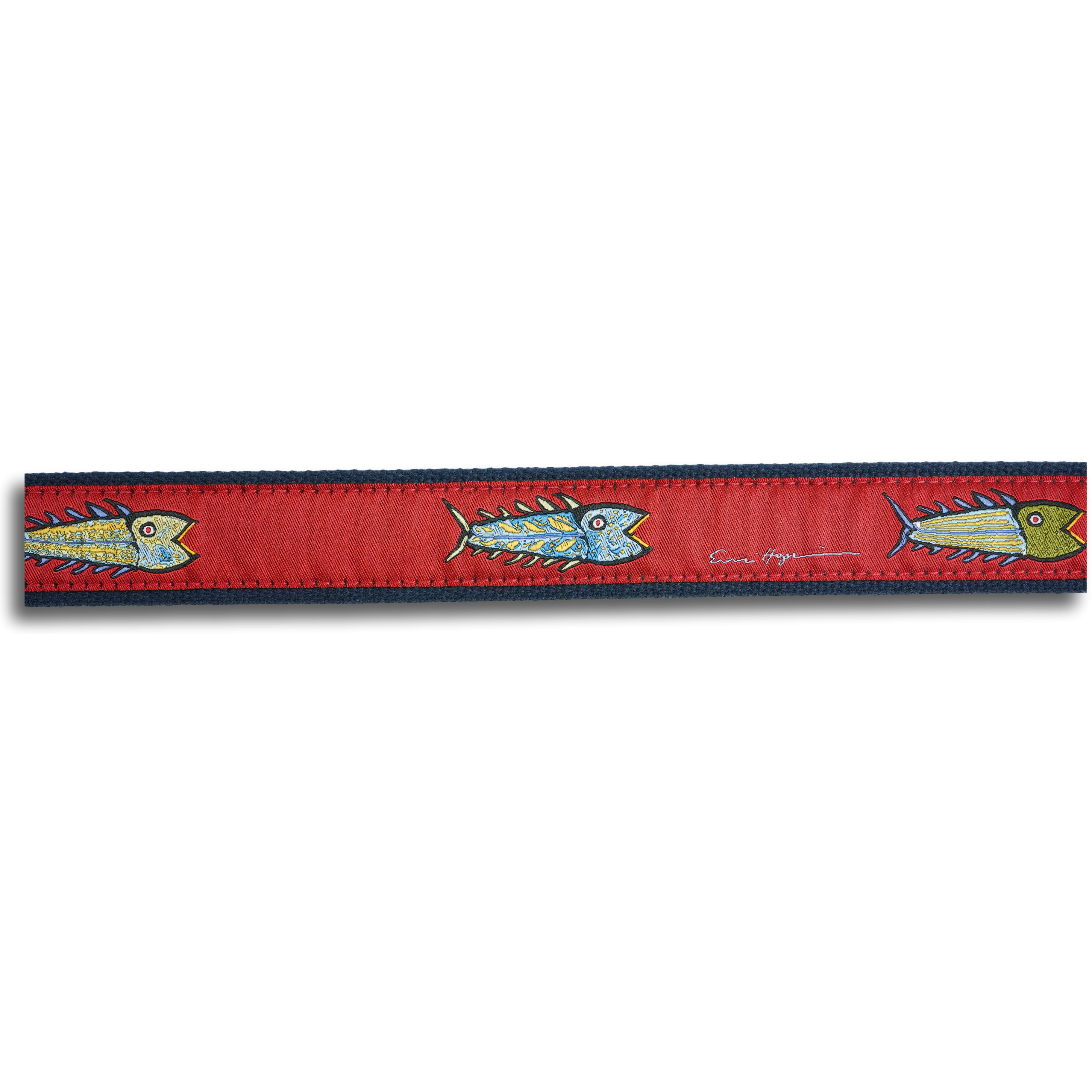 Hopkins Fish Leather Tab Belt