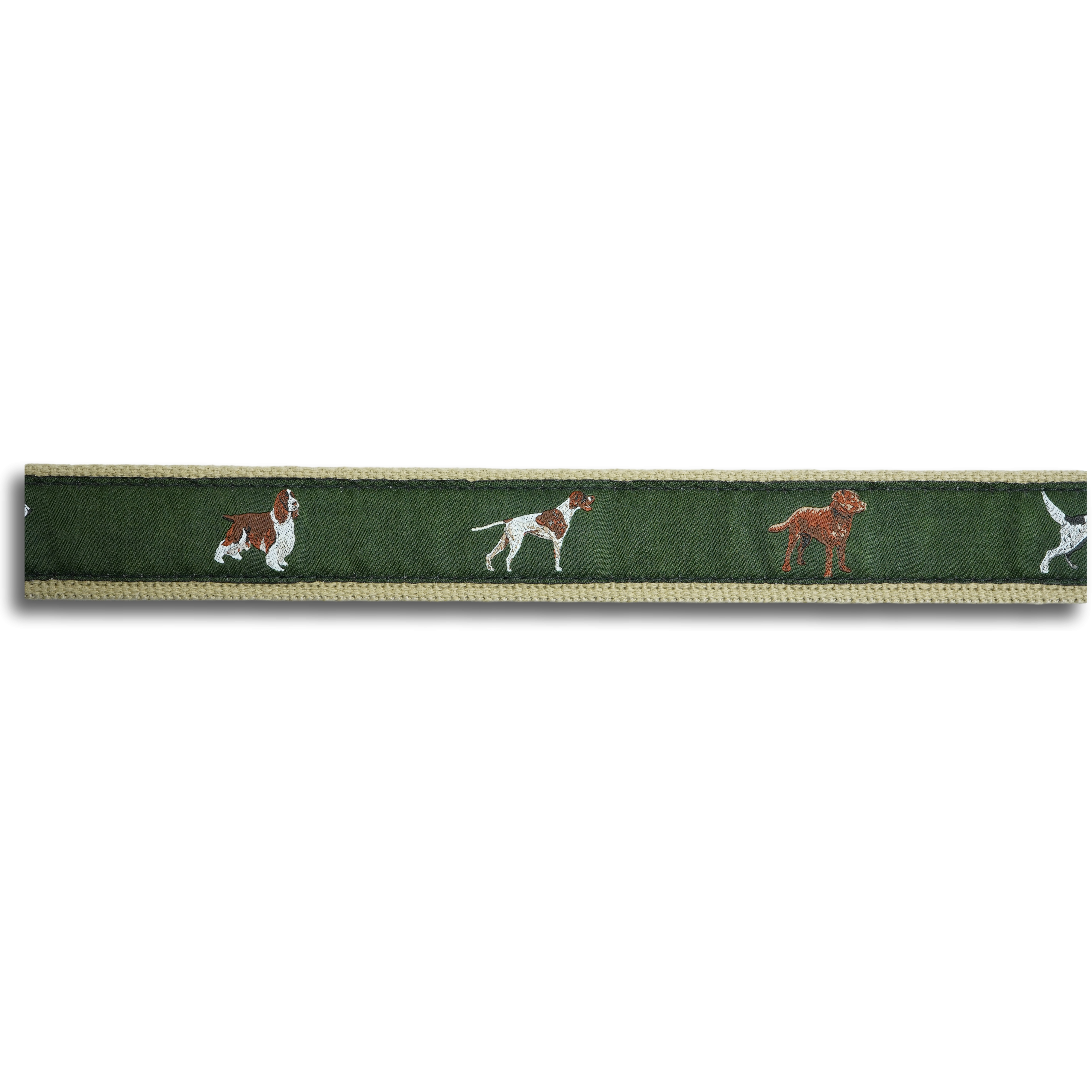 Sporting Dogs Leather Tab Belt