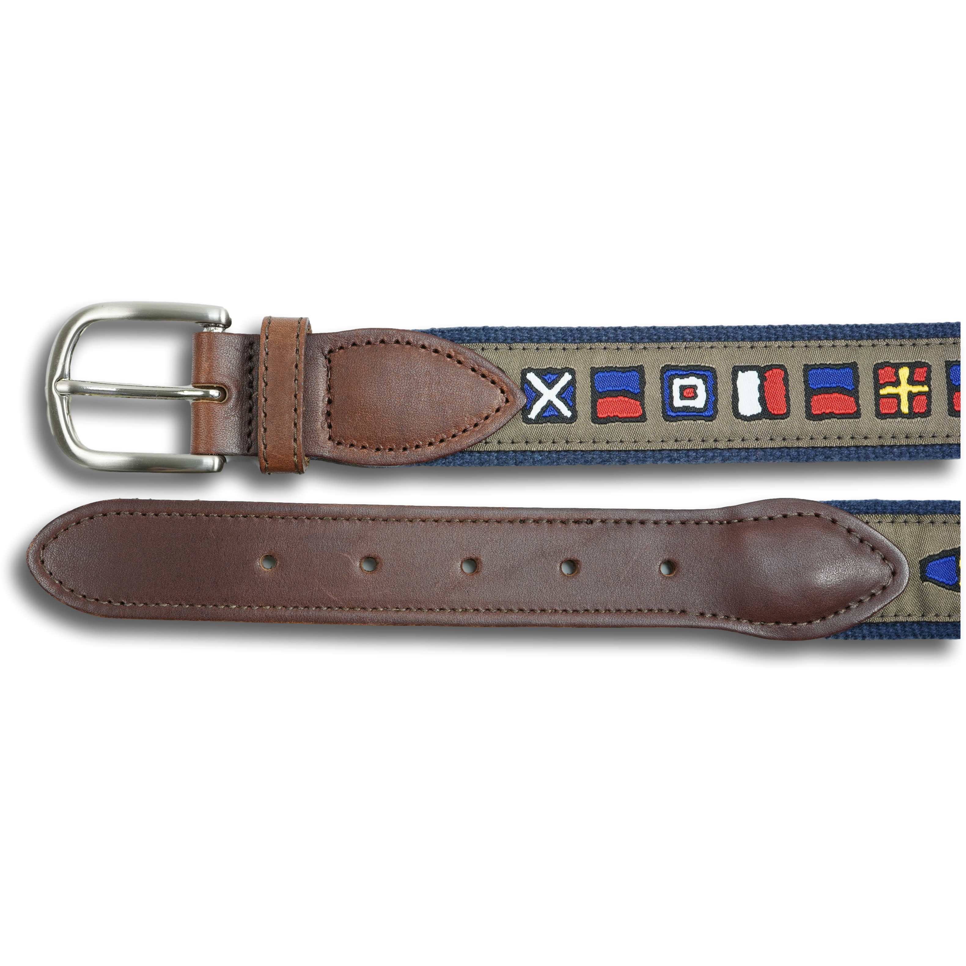 It's 5 O'Clock Somewhere Leather Tab Belt