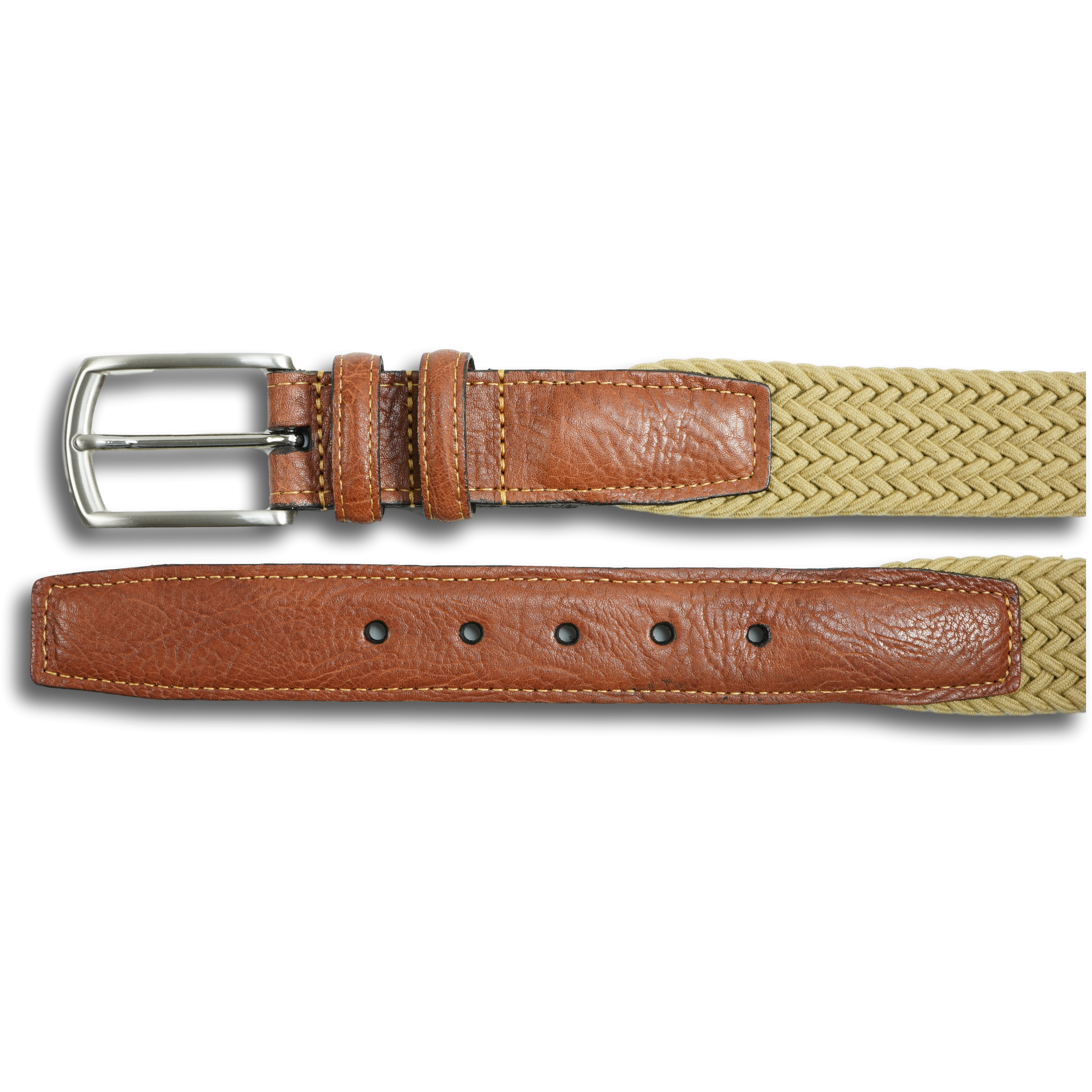 Braided Stretch Cotton Belt