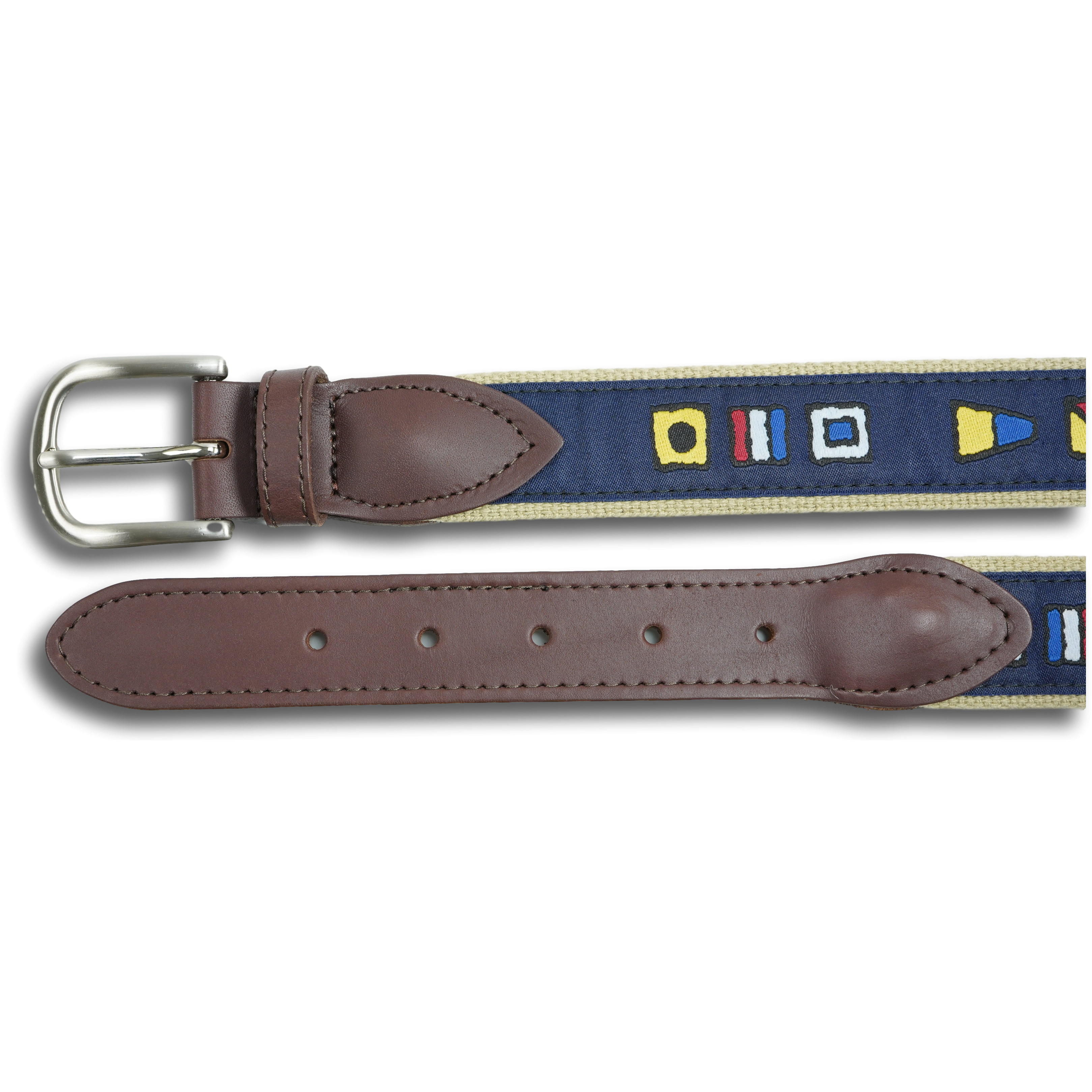 It's 5 O'Clock Somewhere Leather Tab Belt