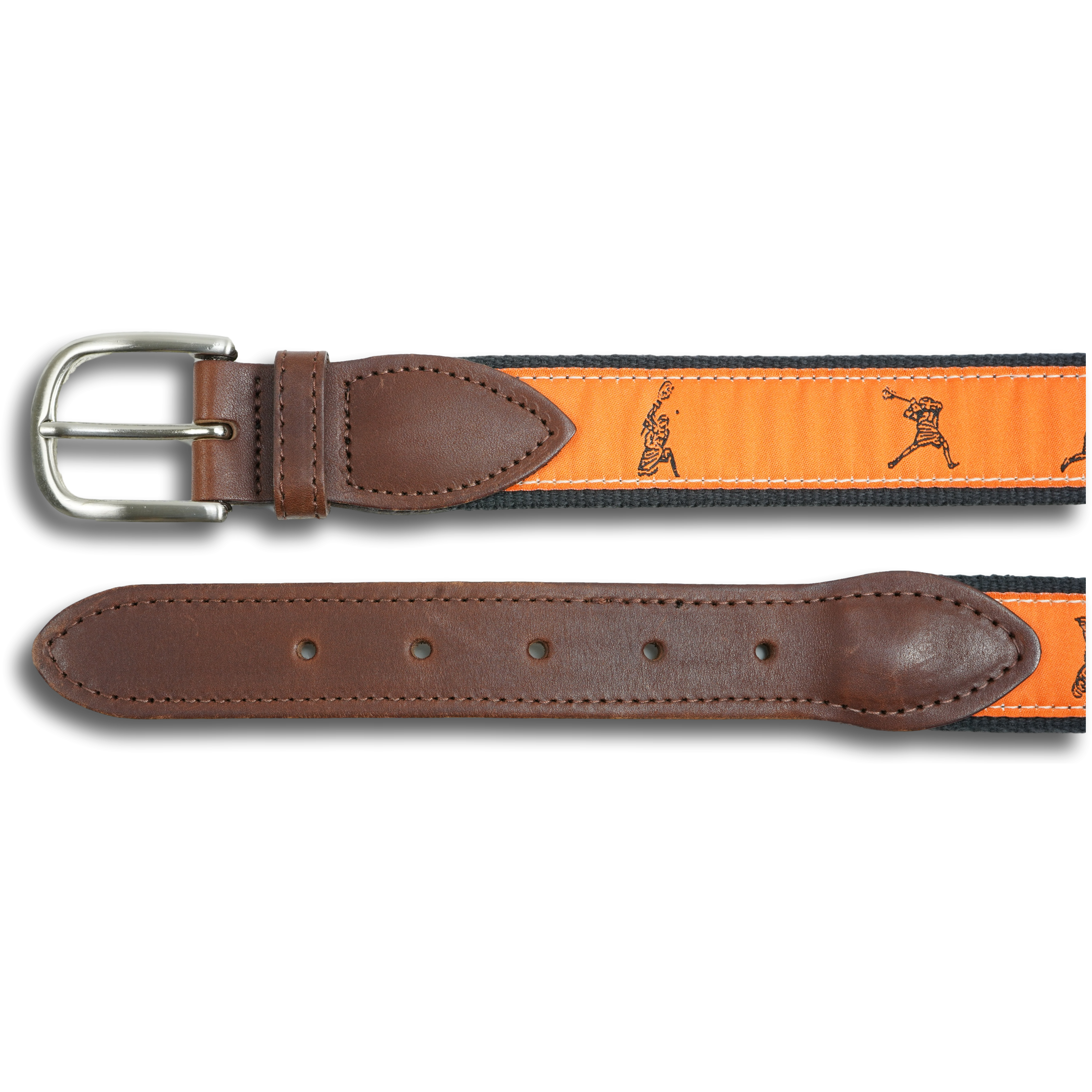 Lacrosse Leather Tab Belt