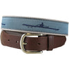 Rower Leather Tab Belt