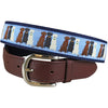 Three Labs Leather Tab Belt