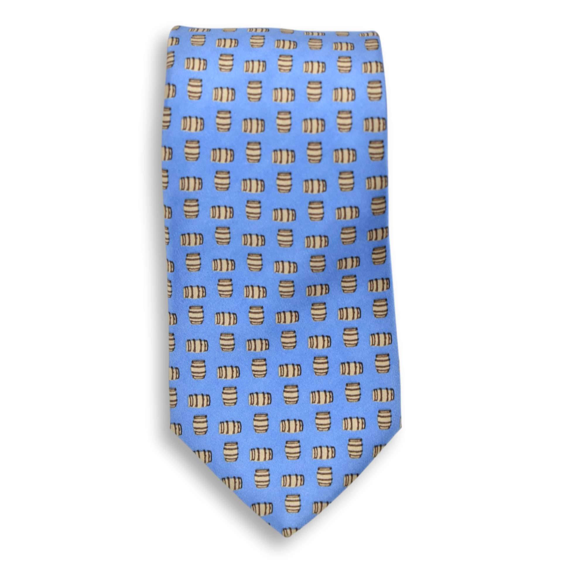 Wine Barrel Motif Tie