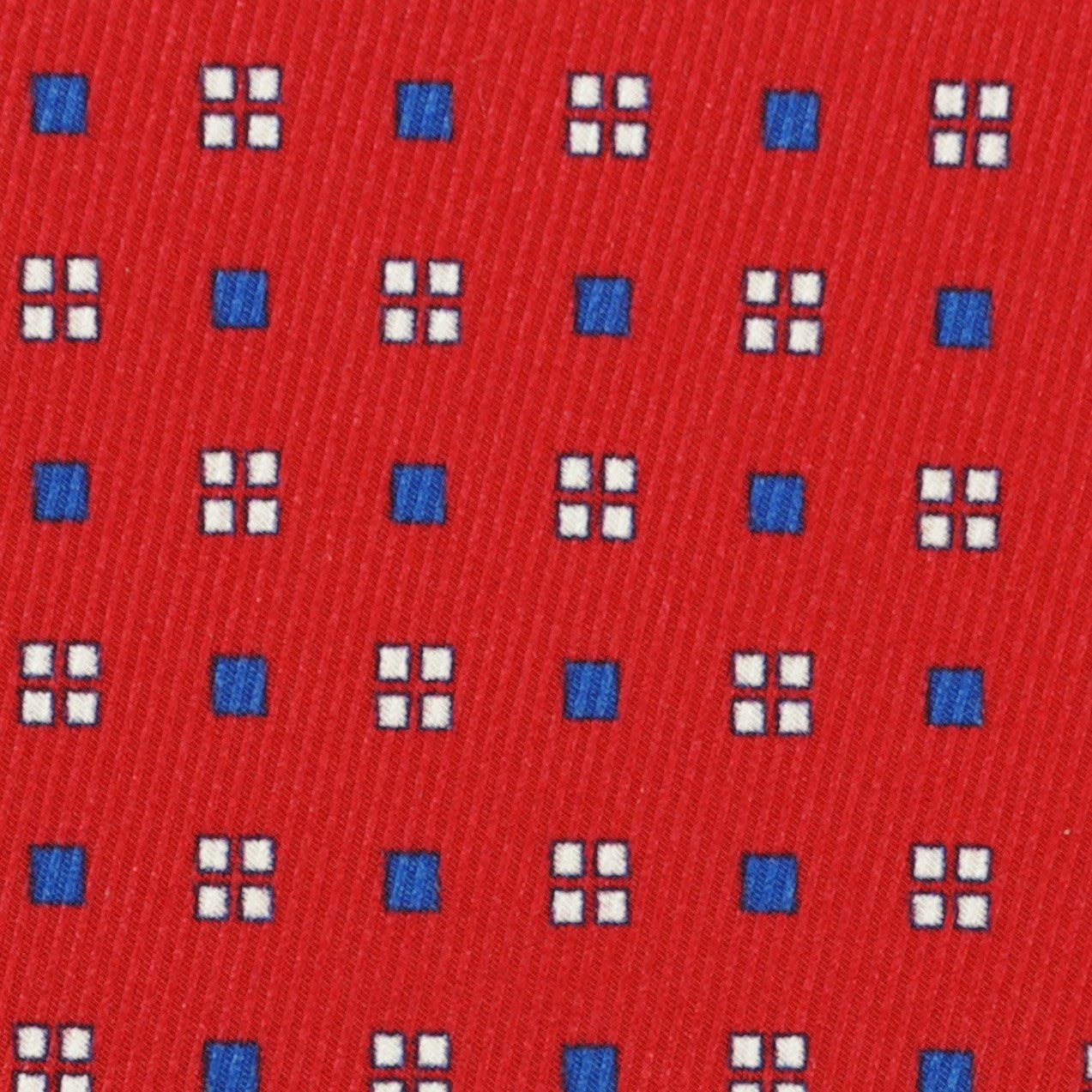 Alternating Squares Neat Silk Tie