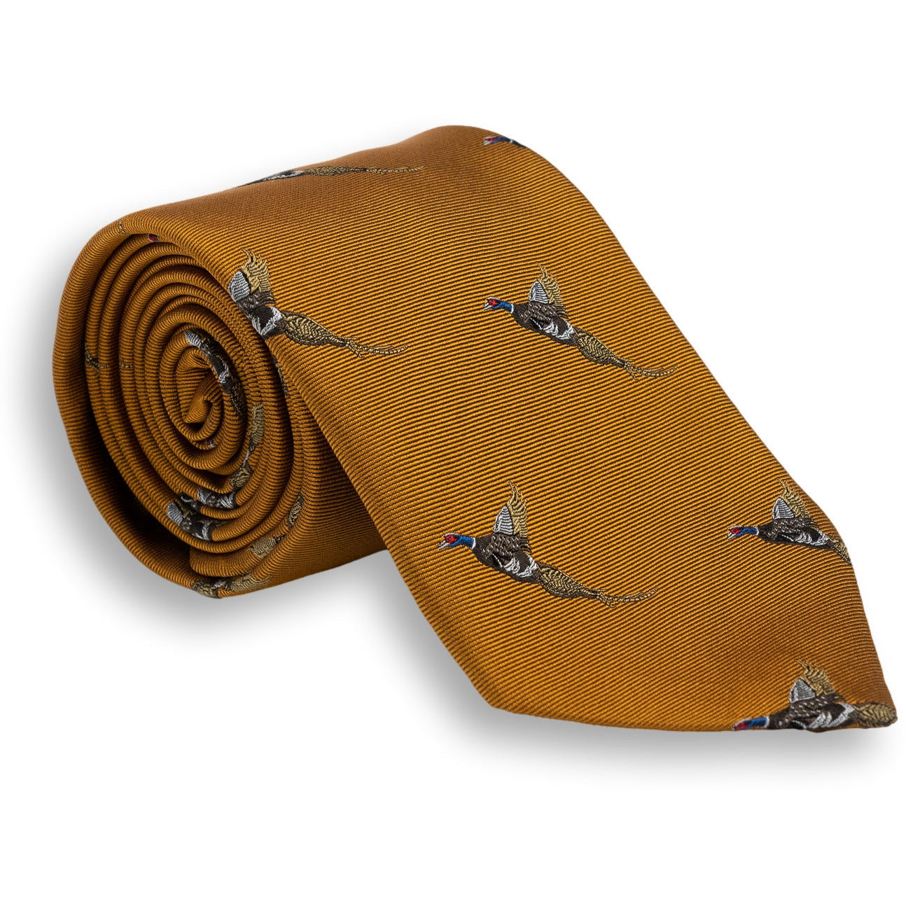 Pheasant Silk Tie