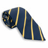 Navy with Gold Repp Stripe Silk Tie