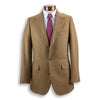 Light Tan with Subtle Red and Light Orange Windowpane Sport Coat