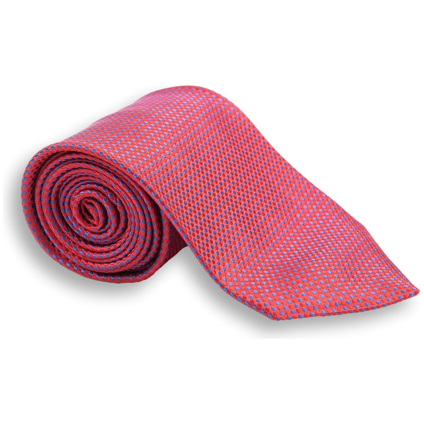 Small Block Woven Silk Tie