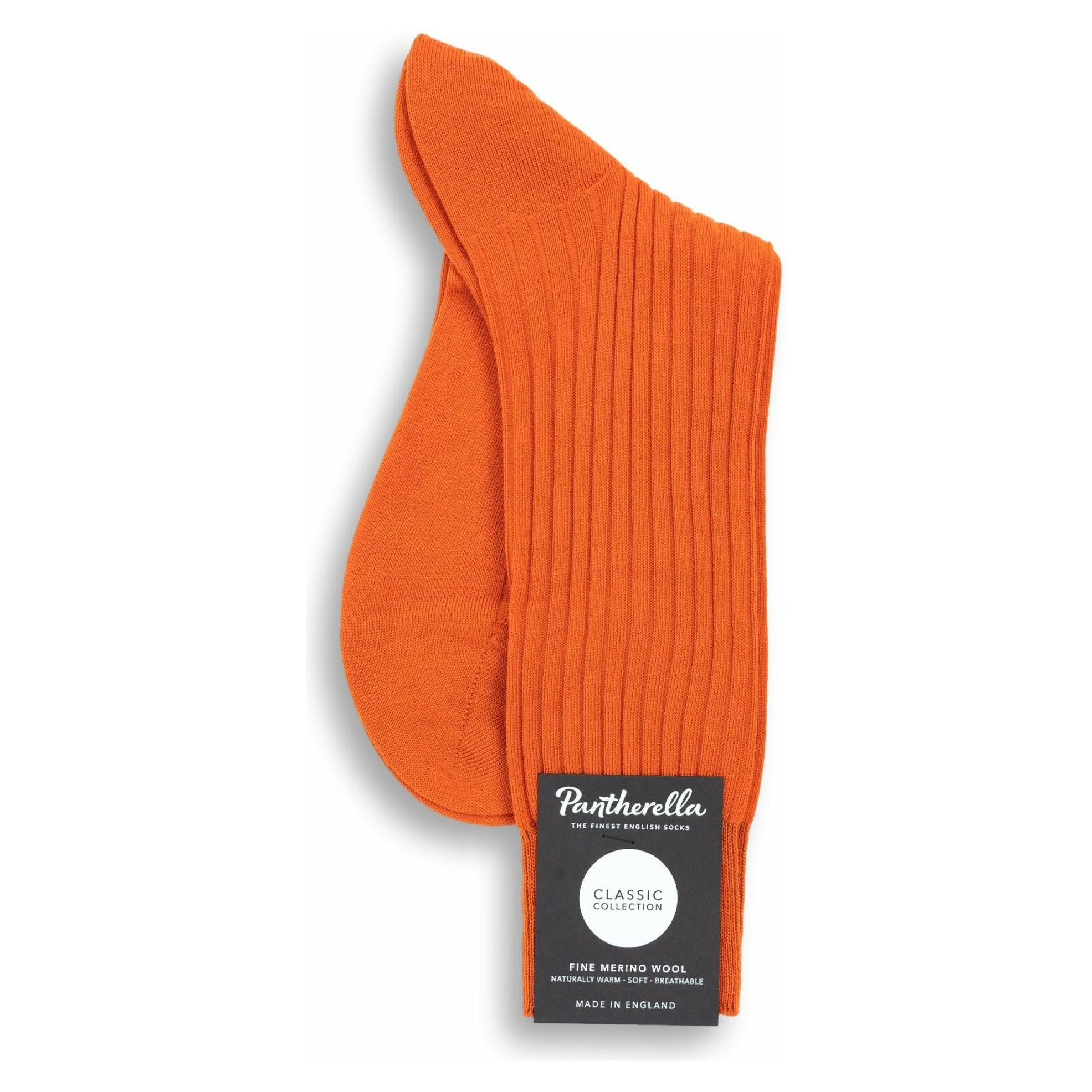 Laburnum 5x3 Rib Merino Wool Mid-calf Dress Socks