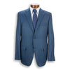 Teal Herringbone with Multi Color Windowpane Wool Sport Coat